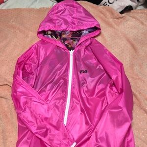 Pink fila jacket